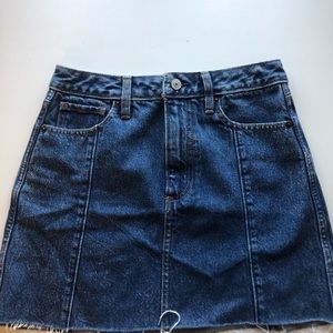Abercrombie and Fitch Zoe Natural Rise Vintage A-Line Skirt